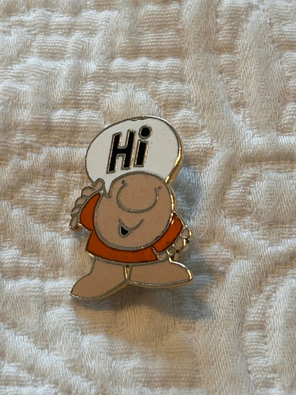 Vintage 1980’s Ziggy “Hi” Lapel Pin
